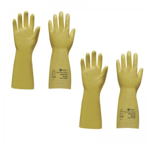 Polyco SuperGlove Volt Class 1 7500V Electricians Gloves (Pack of Two Pairs)